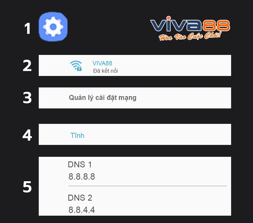 Đổi DNS trên hệ điều hành Android